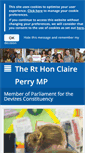 Mobile Screenshot of claireperry.org.uk